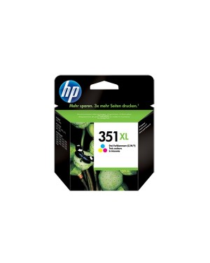 CB338EE - HP - Cartucho de tinta 351XL ciano magenta amarelo Deskjet D4260 D4360 Officejet J5730 J5780 J5785 J6410 J64