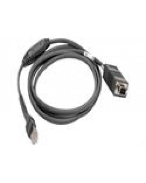 CBA-R32-S07PAR - - Cabo Serial Zebra RS232 DB9 Conector Fêmea 7ft (2m) Reto TxD on 2 Universal para Leitores Zebra