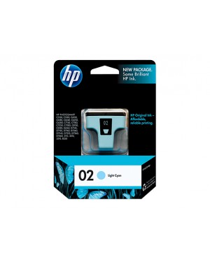 CC600BL - HP - Cartucho de tinta 02 ciano claro