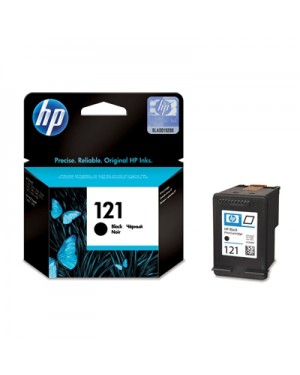 CC640HE - HP - Cartucho de tinta 121 preto : Deskjet D2500 D2530 DeskJet F4200