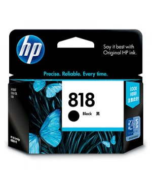 CC640ZZ - HP - Cartucho de tinta 818 preto Deskjet D2560