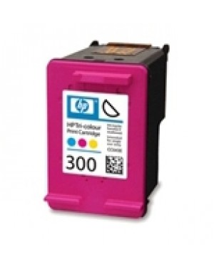 CC643EEBL - HP - Cartucho de tinta 300 ciano magenta amarelo Deskjet D2500 D2530 DeskJet F4200