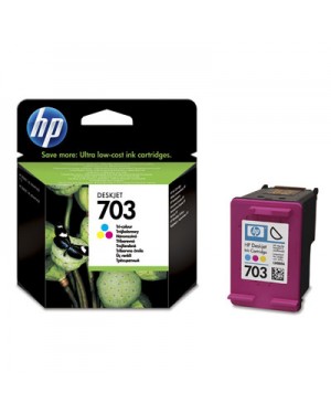 CD888AE - HP - Cartucho de tinta ciano magenta amarelo