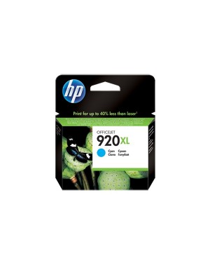 CD972AE - HP - Cartucho de tinta 920XL ciano Officejet 6000 6500 7000 series 6500A/7500A wf 6500A Plus