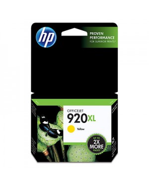 CD974AN - HP - Cartucho de tinta 920XL amarelo Officejet 6500