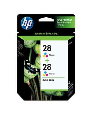 CD995FL - HP - Cartucho de tinta 28 ciano magenta amarelo Deskjet 5550