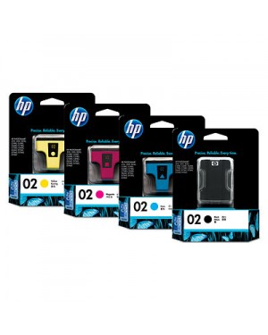 CD999BC - HP - Cartucho de tinta 02XL preto