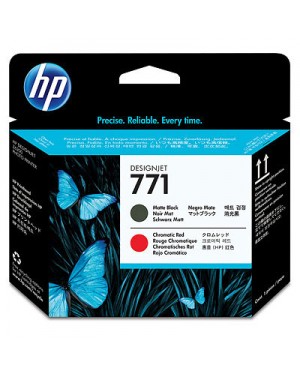 CE017A - HP - Cabeca de impressao 771 preto mate vermelho