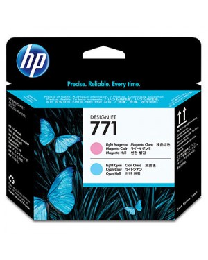 CE019A - HP - Cabeca de impressao 771 ciano claro magenta clara Designjet Z6200