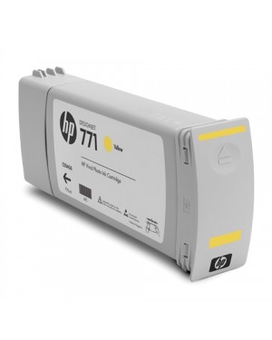 CE040A - HP - Cartucho de tinta 771 amarelo