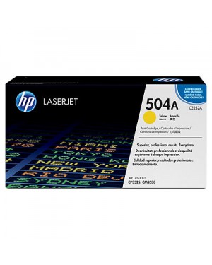 CE252-67901 - HP - Toner amarelo Color LaserJet CP3525 CM3530