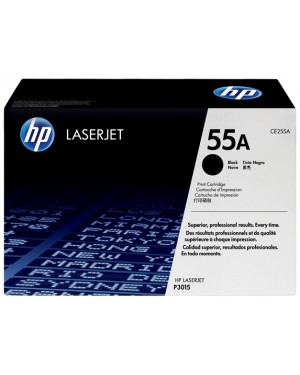 CE255AG - HP - Toner 55A preto Laserjet P3010/P3015/P3015D/P3015DN/P3015X/P3016