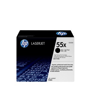 CE255X - HP - Toner preto LaserJet P3015d P3015dn P3015x