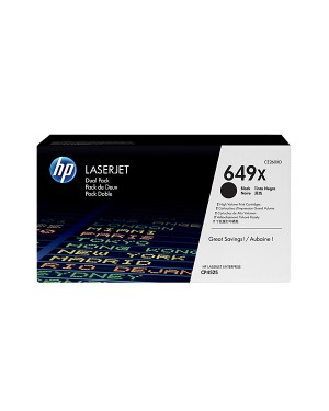 CE260XD - HP - Toner 649X preto Color LaserJet CP4525