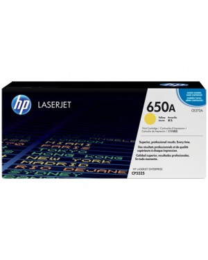 CE272AC - HP - Toner 650A amarelo Color LaserJet Enterprise CP5525