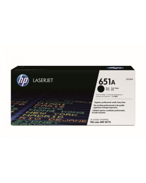 CE340A - HP - Toner 651A preto LaserJet Enterprise 700 color M775dn