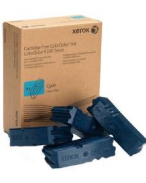 108R00837-NO - Xerox - Bastao de cera solida xerox ciano para colorqube caixa com 4 unidades ate 37000 pag