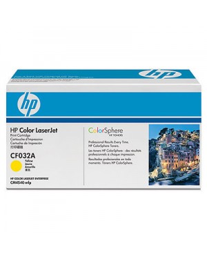 CF032A - HP - Toner Color amarelo LaserJet Enterprise CM4540 MFP CM4540f CM4540fskm