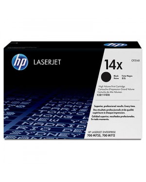 CF214X - HP - Toner 14X preto LaserJet Enterprise 700 M712 M715n M715dn M715xh