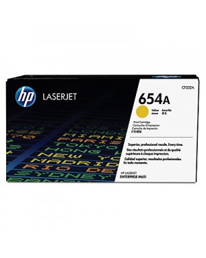 CF332A - HP - Toner 654A amarelo LaserJet Enterprise M651 series