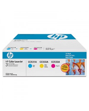 CF340A - HP - Toner ciano magenta amarelo Color LaserJet CP2025/CM2320