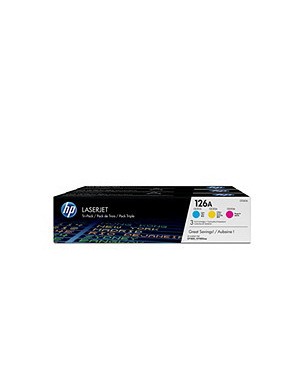 CF341A - HP - Toner 126A ciano magenta amarelo LaserJet Pro CP1025