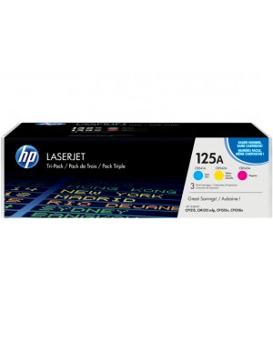 CF373AM - HP - Toner 125A ciano magenta amarelo Color LaserJet CP1515n CP1518ni CP1215 CM1312 MFP