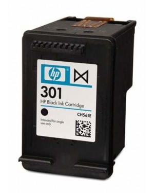 CH561E - HP - Cartucho de tinta 301 preto Deskjet 3050 2050A 1050A.