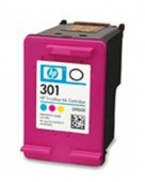 CH562EEBL - HP - Cartucho de tinta 301 ciano magenta amarelo Deskjet 1050 2050 2050s