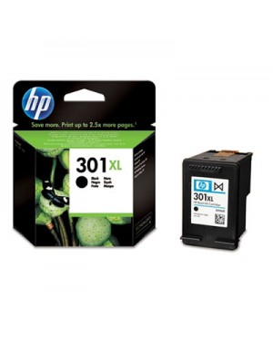 CH563EE - HP - Cartucho de tinta 301XL preto Deskjet 1000 1050 1050se 2000 2050 2050se 3000 3050 3050s
