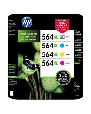 CH603BN - HP - Cartucho de tinta 564XL ciano magenta amarelo Photosmart