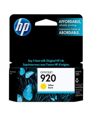CH636AC - HP - Cartucho de tinta 920 amarelo Officejet 6500