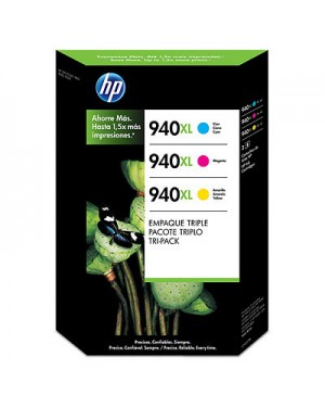 CH637BL - HP - Cartucho de tinta 940XL ciano magenta amarelo