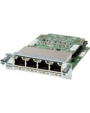 EHWIC-4ESG= - Cisco - Modulo com quatro portas Gb para Roteadores modulares 10/100/1000