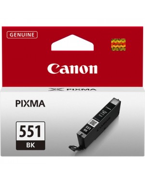 CLI-551BK - Canon - Cartucho de tinta preto PIXMA MG5450 MG5550 MG6350 MG6450 MG7150