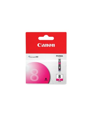 CLI-8M - Canon - Cartucho de tinta magenta Pixma iP3300 iP4200 iP4300 iP5200 iP5200R iP6600D iP67