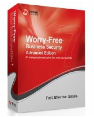 CM00262274 - Trend Micro - Software/Licença Worry-Free Business Security 7 ADV, Win, 5u, 1Y, RNW