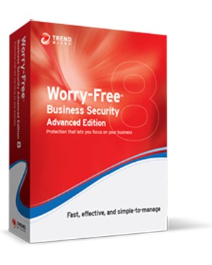 CM00723222 - Trend Micro - Software/Licença Worry-Free Business Security 8 Advanced, Add, EDU, 12m, 6-10u, ML