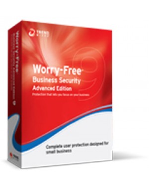 CM00871814 - Trend Micro - Software/Licença Worry-Free Business Security 9 Advanced, GOV, RNW, 2m, 6-10u