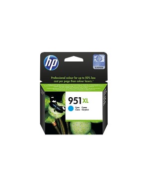 CN046AE - HP - Cartucho de tinta 951XL ciano Officejet Pro 8600 eAiO Plus 8100 ePrinter