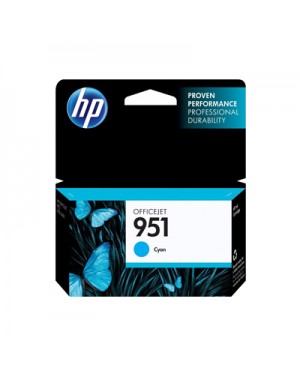 CN050AE - HP - Cartucho de tinta 951 ciano Officejet Pro 251dw 276dw 8100 ePrinter 8600 eAiO Plus 8610