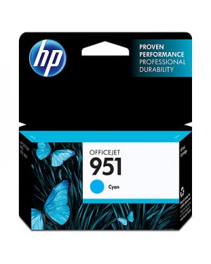 CN050AL - HP - Cartucho de tinta 951 ciano Officejet Pro 8600 eAllinOne