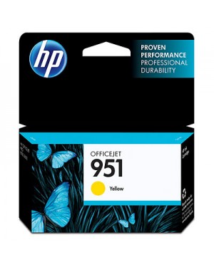 CN052AL - HP - Cartucho de tinta 951 amarelo Officejet Pro 8600 eAllinOne