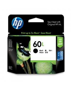 CN639WA - HP - Cartucho de tinta 60L preto Deskjet D2560