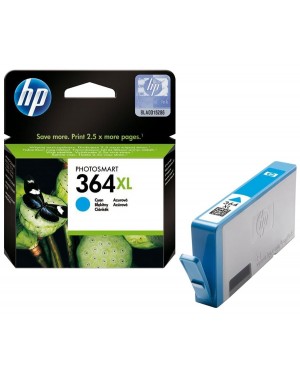 CN685E - HP - Cartucho de tinta 364XL ciano Photosmart 3500 5500 6500 7500