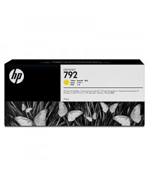 CN708A - HP - Cartucho de tinta 792 amarelo Designjet L26500