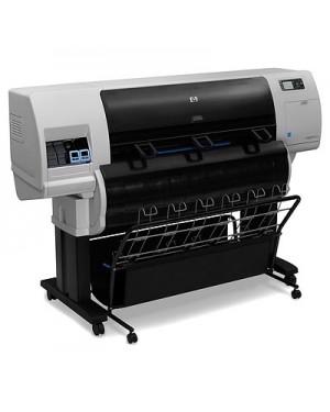 CQ101A#B1K - HP - Impressora plotter Designjet T7100 Monochrome Pri 165 pph com rede
