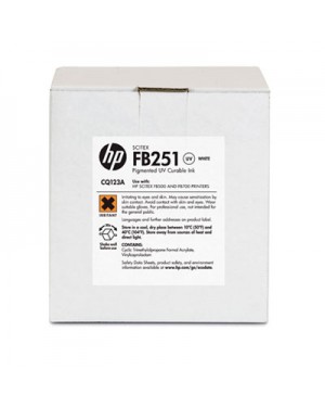 CQ123A - HP - Cartucho de tinta branco