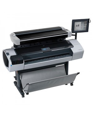 CQ653B - HP - Impressora plotter Designjet T1200 HD Multifunction Printe