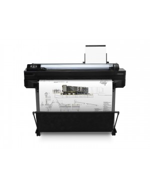 CQ893A B1K - HP - Impressora plotter Designjet T520 36-in ePrinter A0